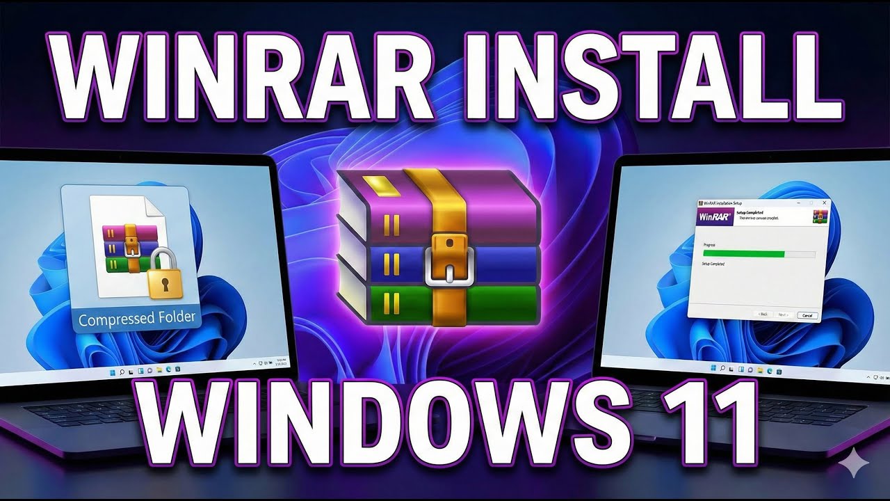 How To Download and Install WinRAR in Windows 11 | Extract ZIP & RAR ...