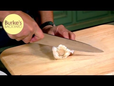 Burke's Backyard, Fast Way to Peel Garlic