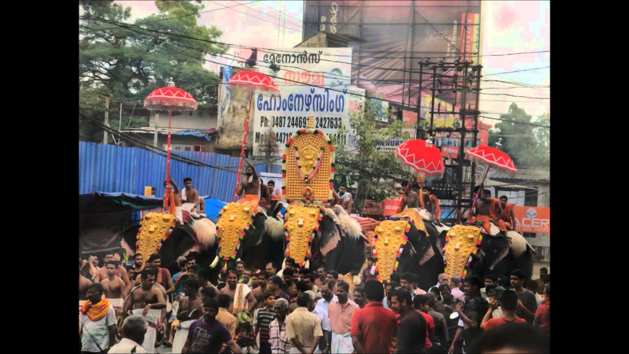 Thrissur Pooram Festival 2014 Part II - YouTube
