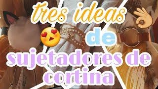 DIY SUJETADORES DE CORTINAS -TRES IDEAS 🌸👌 screenshot 5