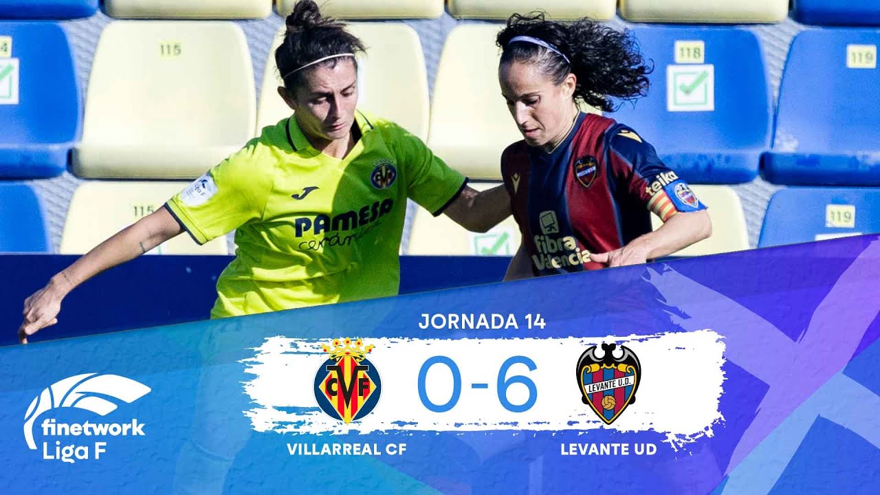 RESUMEN Y GOLES VILLARREAL CF FEMENINO vs LEVANTE UD FEMENINO| JORNADA ...