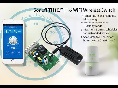 SonOff TH16, WI-FI relay SonOff TH16, WI-FI relay