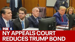 NY appeals court reduces Trump fraud bond