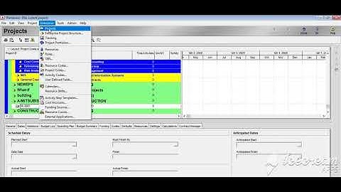 1st to 3rd Step. How to create an EPS, OBS and Project in Primavera P6
