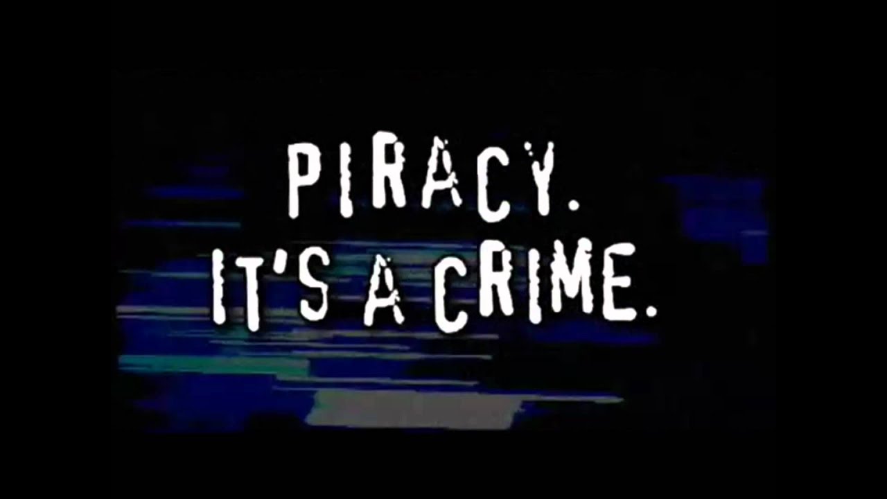 Piracy It s A Crime YouTube