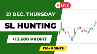 +13,600 Profit | Live Trading | BankNifty Option Trading | SL Hunting | Trader In Action banknifty