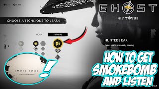 Ghost of Yotei - How to UNLOCK SMOKEBOMB and LISTEN Ability