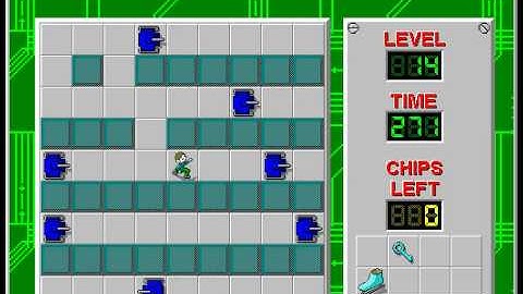 CCLP2 level 14 solution - 258 seconds