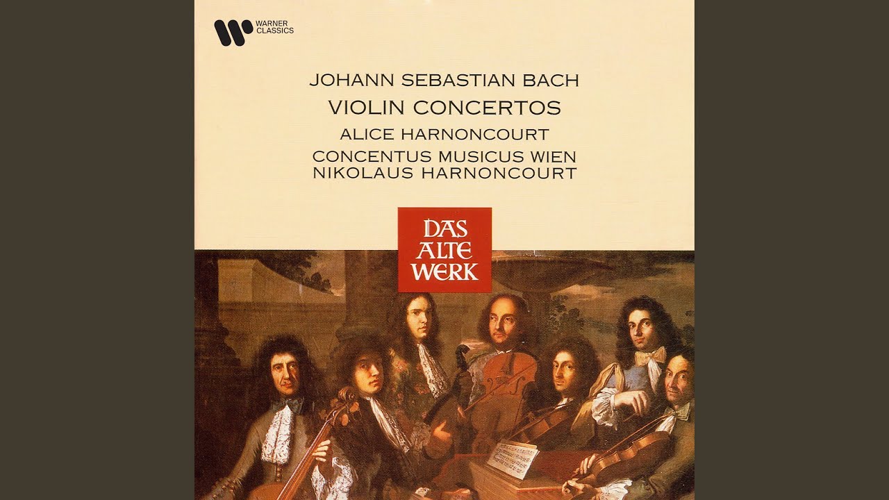 独LP Alice Harnoncourt, Nikolaus Harnoncourt Bach: Violin