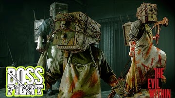 The Evil Within Walkthrough Chapter 15 - Defeat Duel BoxMan The Keeper Boss