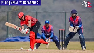 Nepal A vs Canada XI [2nd OD] Live |