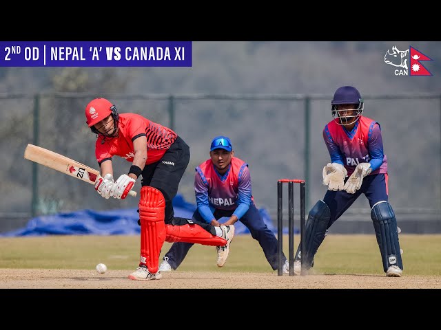 Nepal A vs Canada XI [2nd OD] Live |