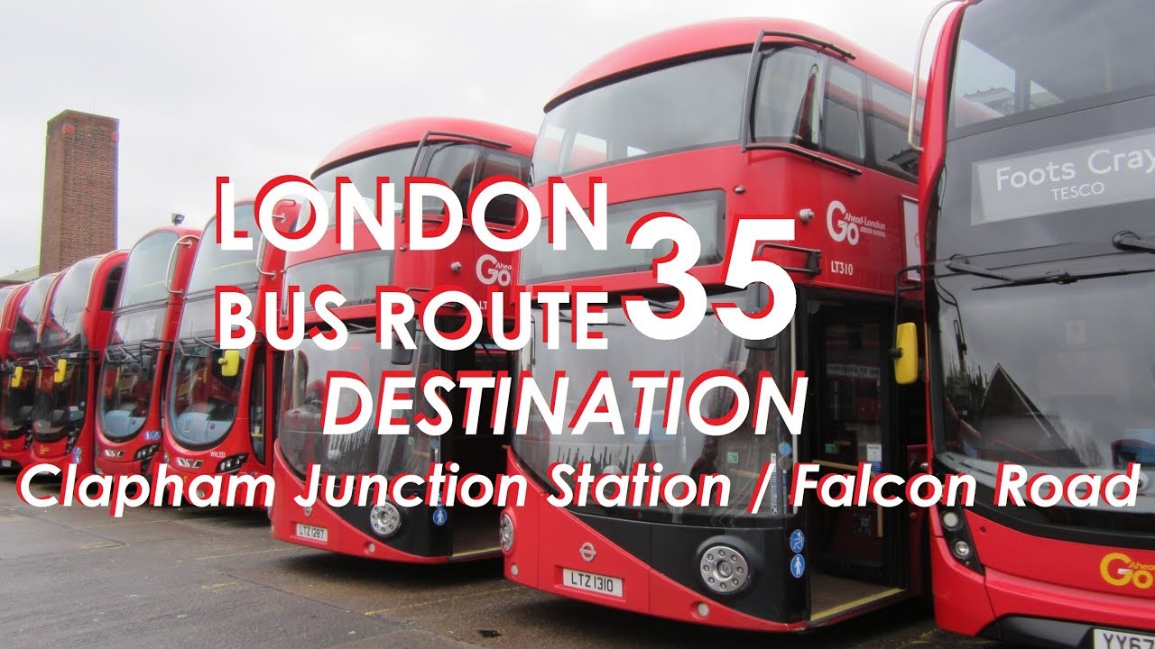 london-bus-route-35-towards-clapham-junction-youtube