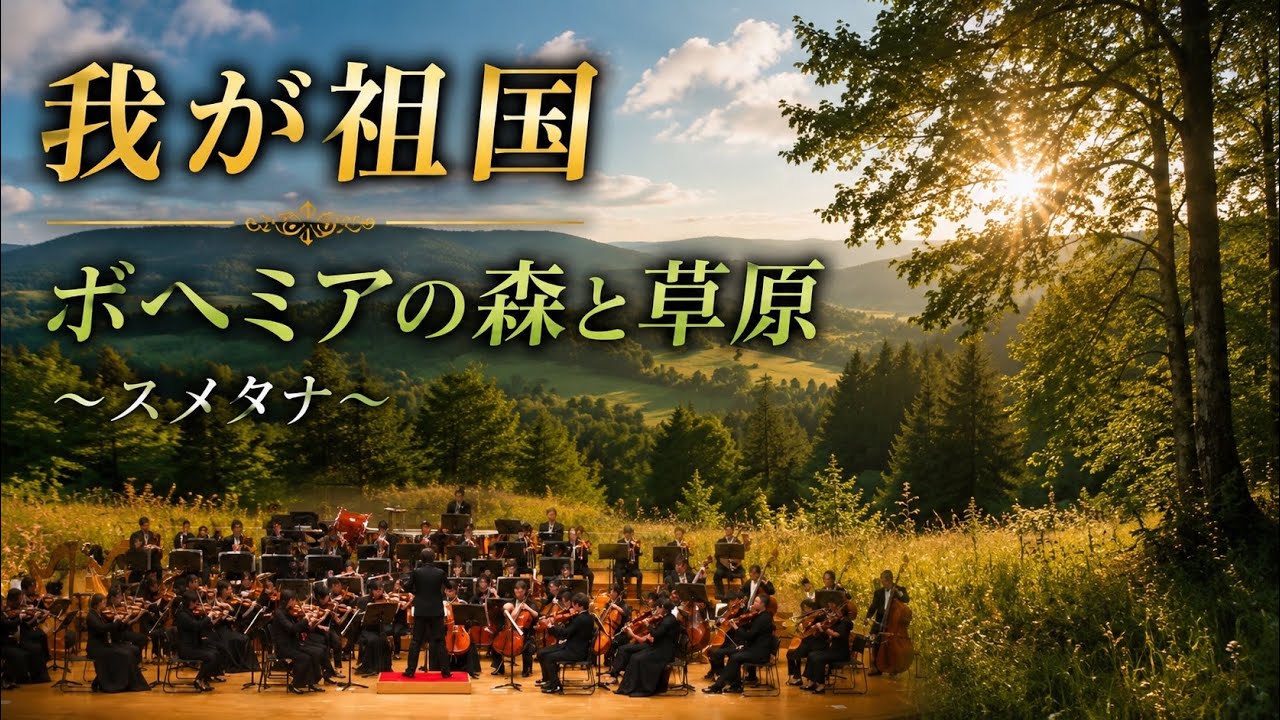 ボヘミアの森と草原「我が祖国より」（スメタナ） - YouTube
