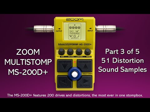 ZOOM MULTISTOMP MS-200D+ エフェクター MS-200D+ MultiStomp for Guitarists | ZOOM