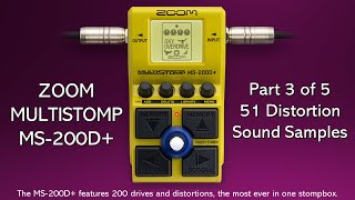 ZOOM MS-200D+ - Distortion Sound Samples