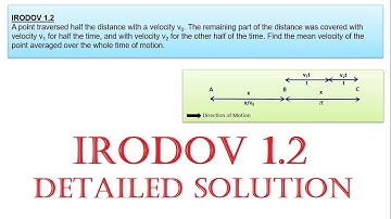 IRODOV 1.2 SOLUTION