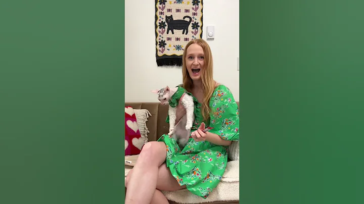 My cat and I got matching Easter dresses 💚 #shorts #pets #fashion - DayDayNews