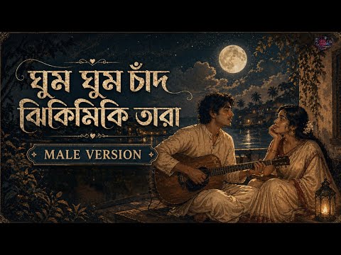 Ghum Ghum Chand Jhikimiki Tara | Male Version | Romantic Bengali Song