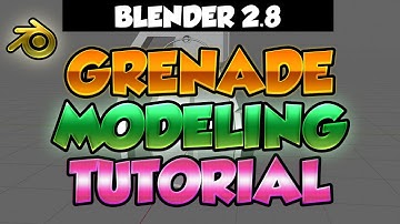 Blender 2.8 Tutorial - Modeling a hand grenade