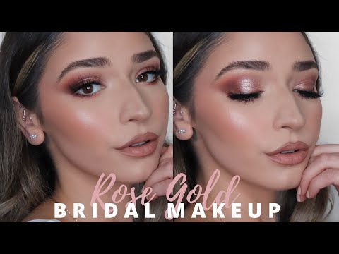 For the Bride: Rose Gold Bridal Makeup