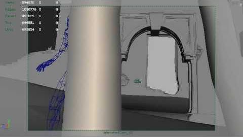 early playblast of my first asset in my demo reel.