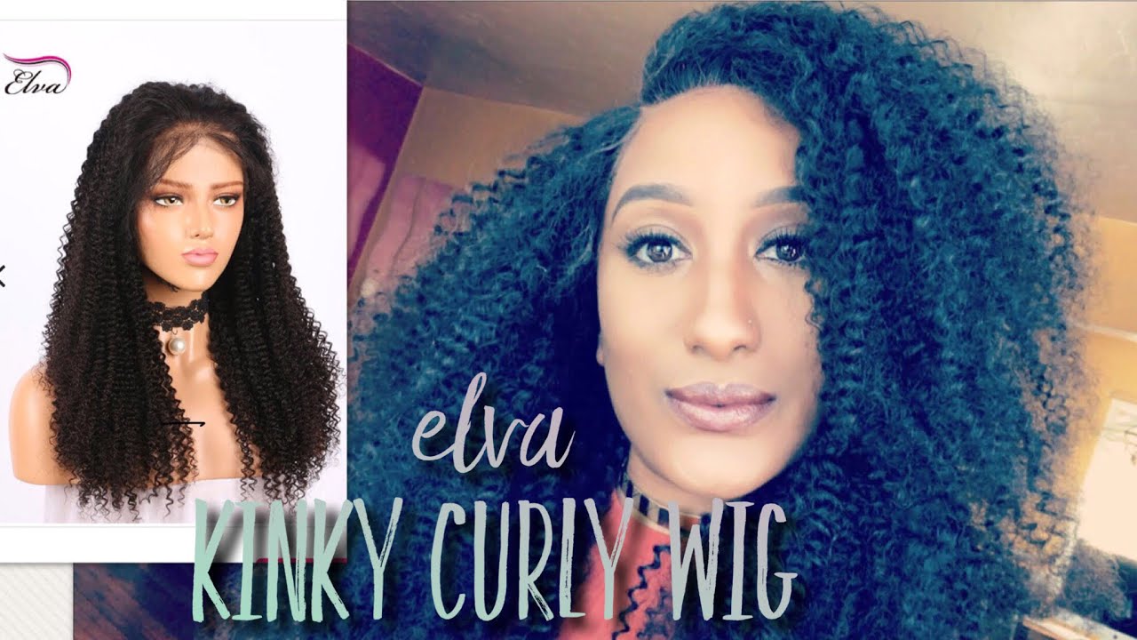 Kinky Curly Wig Review| ELVA Hair