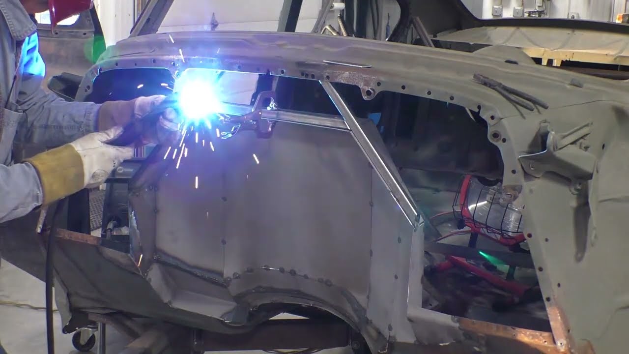 Firewall Fabrication from Scratch,1949 Chevrolet Gasser