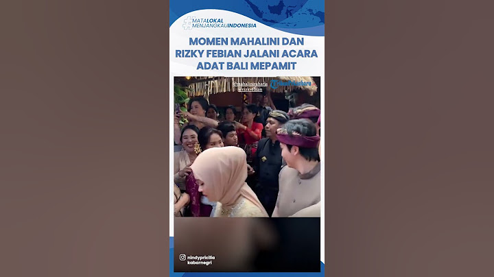 Momen Mahalini Dan Rizky Febian Jalani Acara Adat Bali Mepamit #abudzar