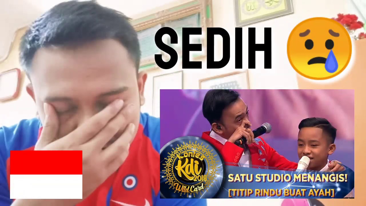 Betrand Peto nyanyi lagu untuk ayah angkatnya 😢 - Titip Rindu Buat Ayah  (Malaysia Reaction)