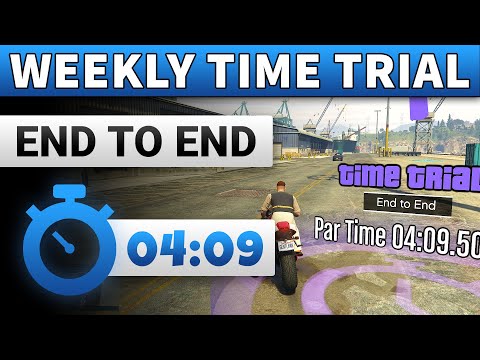 GTA 5 Time Trial This Week End To End | GTA ONLINE WEEKLY TIME TRIAL END TO END (04:09)