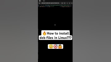 How to Install deb Files on #linux ? | #asmr #ubuntu #linuxshorts #debfiles