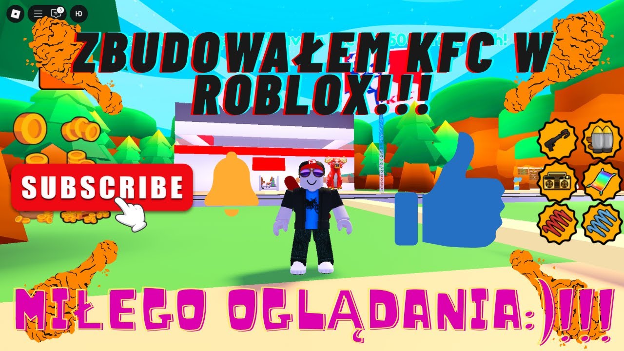 ZBUDOWAŁEM KFC W ROBLOX! Miłego oglądania:) 