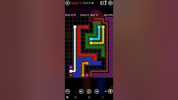 How To Solve Flow Free 12x15 Mega Mania Pack Level 3 Board Walk Through Solution Walkthrough