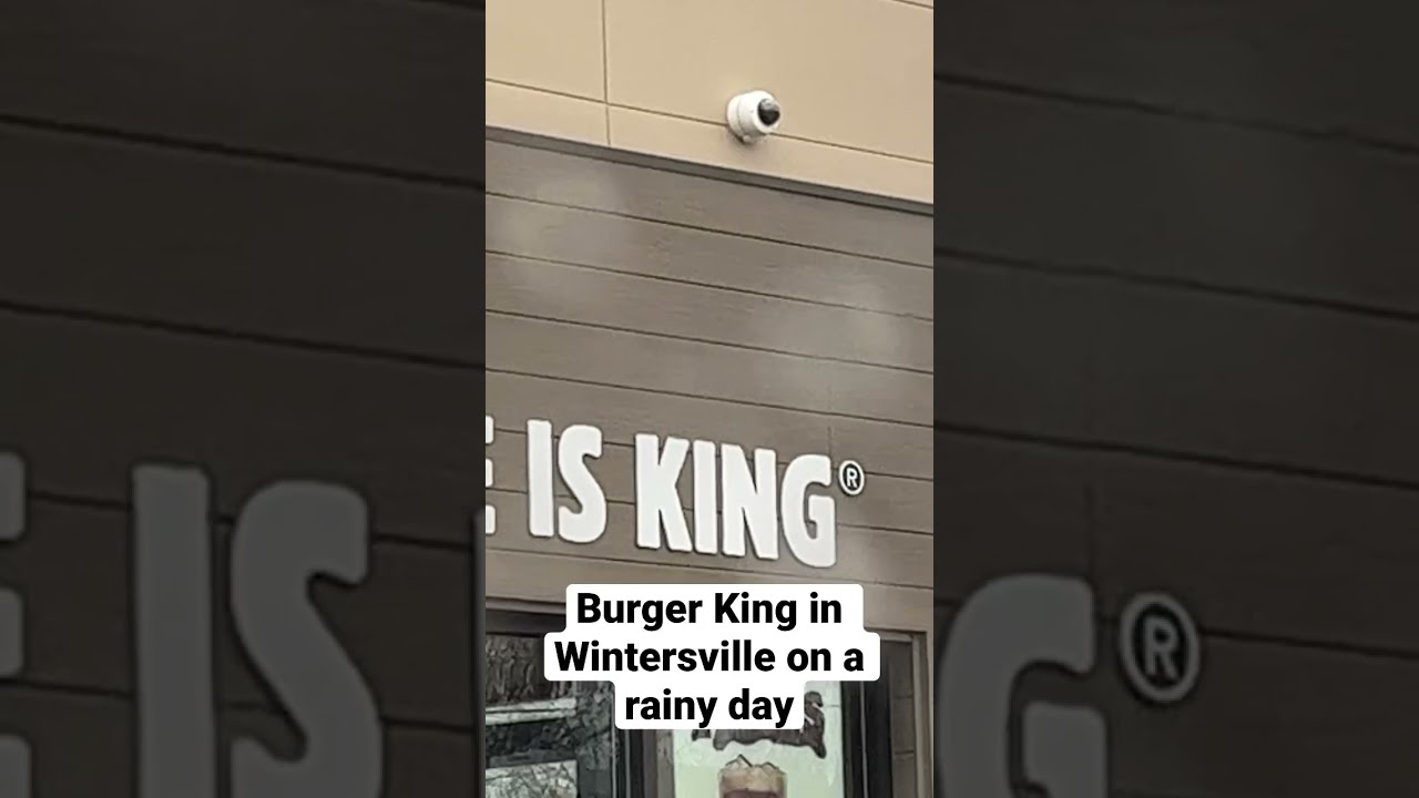 Burger King Wintersville on a rainy day #shorts #fastfood #burgerking