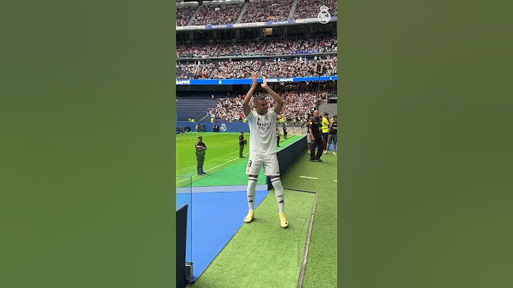 Apresentação do Jogador de Futebol KYLIAN MBAPPÉ no Real Madrid #football #realmadrid