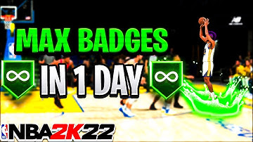 How to get SHOOTING BADGES FAST in NBA 2K22!! BEST SHOOTING BADGE METHOD IN 2K22!!!