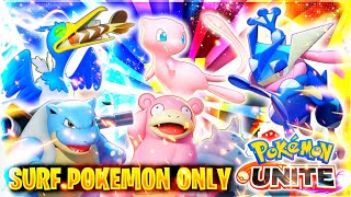 Surf Pokemon Only Challenge in Pokemon unite|Pokemon Unite Hindi Gameplay|