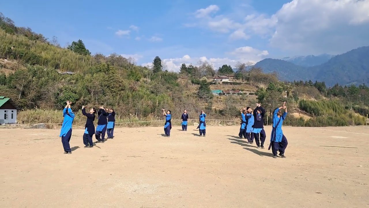Dance on different tribes from north east India..by class 7 students..