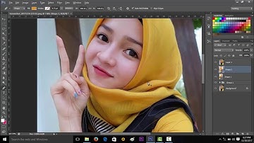 Tutorial Belajar Vector X Vexel hijab Kuning   Part #1 Hijab