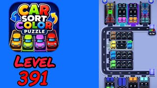 Car Sort Color Puzzle Level 391 Walkthrough