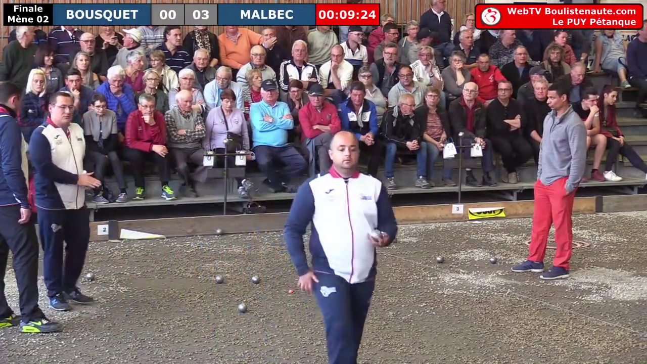 Miniature : Finale BOUSQUET vs MALBEC : National du Puy Pétanque 2019