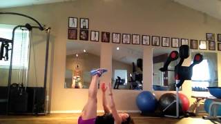 Toe Touches Core Exercise