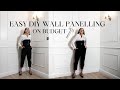 HOW TO GUIDE - EASY DIY WALL PANELLING | LIVING ROOM MAKEOVER | delilapipoly