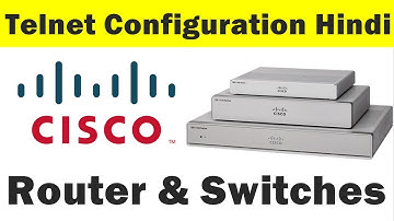 [Hindi] How to Configure Telnet on Cisco router and switch