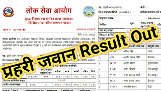 Nepal Police Constable(Jawan) Result | Loksewa Written Exam Result-2078 | Loksewa Capsule Nepal Police Constable(Jawan) Result | Loksewa Written Exam Result-2078 | Loksewa Capsule