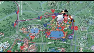 Walt Disney World 10th Annual Marathon 2003 Animated Course Map