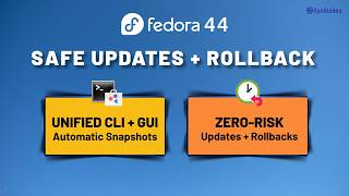Never Break Fedora 44 Again! Complete Snapper &amp; Rollback Guide