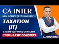 CA INTER (New Course) Group -01 | Taxation-(IT) | By CA Kumar Madan | Lect.02