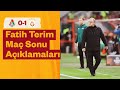 Teknik direktörümüz Fatih Terim'in Lokomotiv Moskova-Galatasaray maçı sonrasında yaptığı açıklamalar